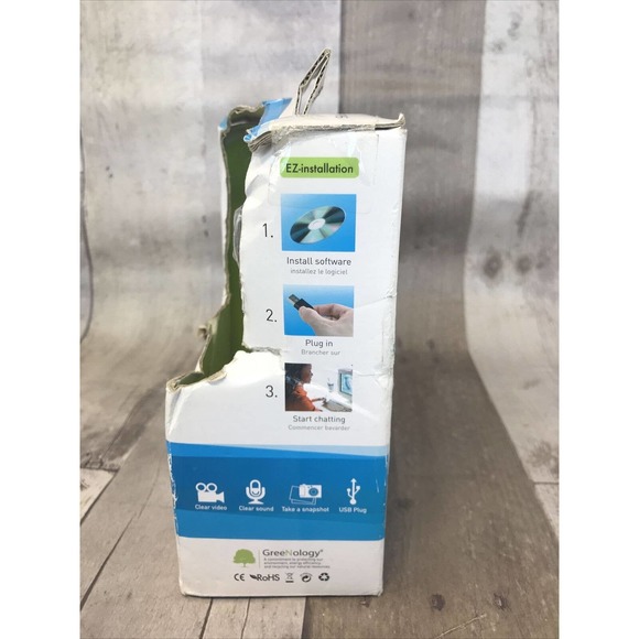 JWIN JC-AM100 Personal Mini Web Camera EZ-CAM Compact Series Works With Skype - Picture 3 of 4